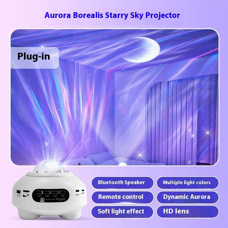 Your Personal Galaxy – Bluetooth Moon & Star Light with Aurora Projection