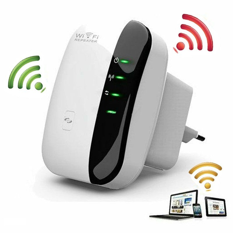 WiFi Anywhere — Easy Setup Wireless Repeater with Fast 300Mbps & Strong Signal Stability