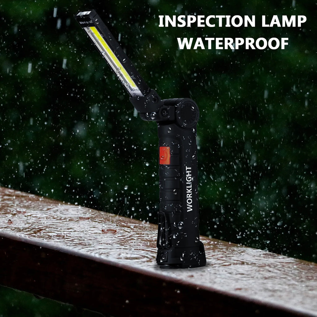 Ultra-Bright 120000LM Magnetic LED Work Light – USB & 360° Rotate