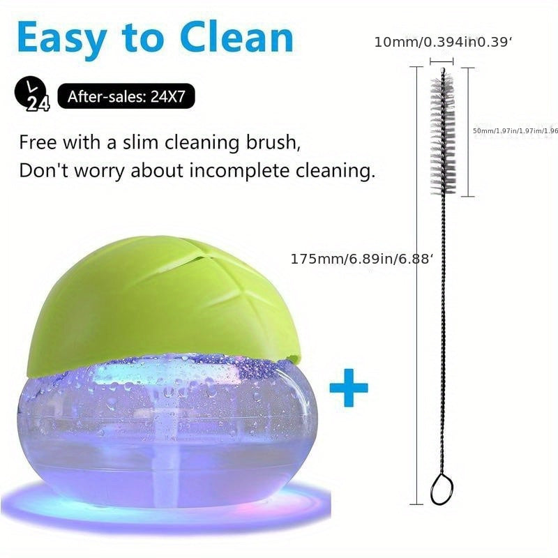 Breathe Fresh: LED Air Purifier with 4 Colors Magic!