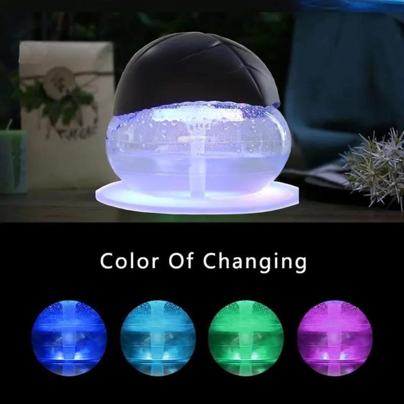 Breathe Fresh: LED Air Purifier with 4 Colors Magic!