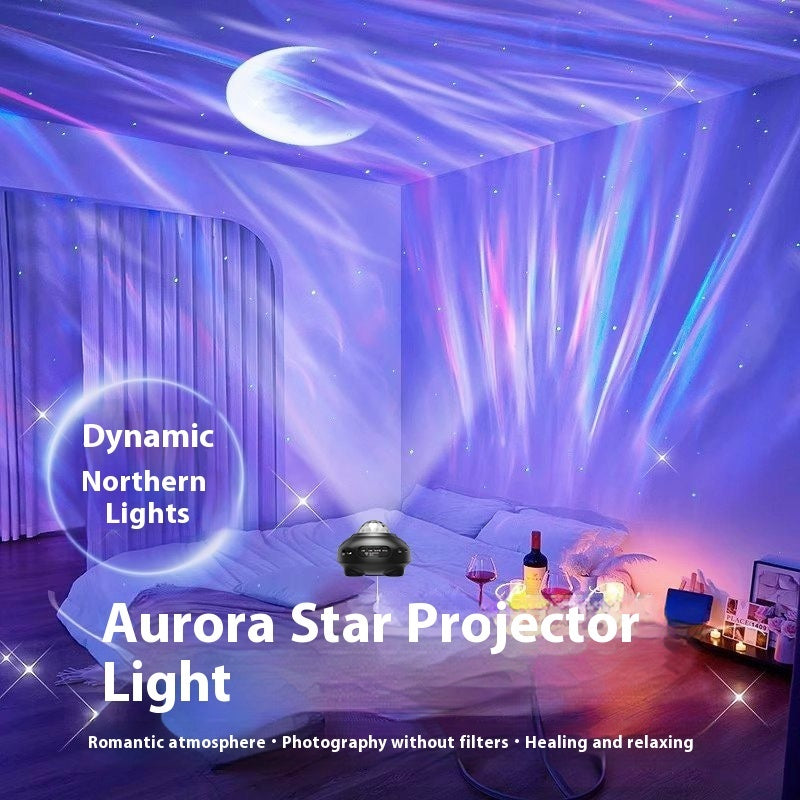 Your Personal Galaxy – Bluetooth Moon & Star Light with Aurora Projection